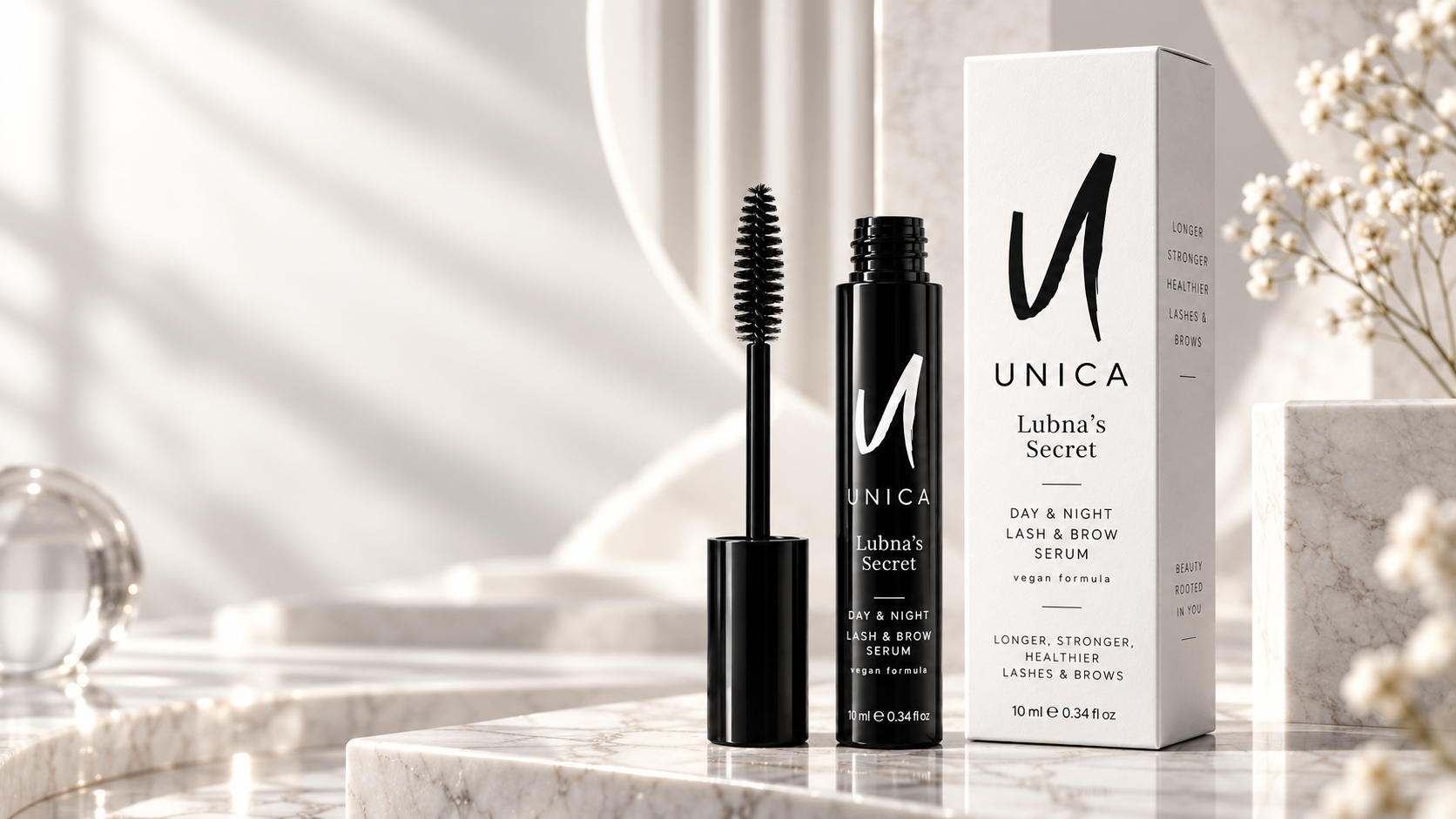 UNICA — Lubna’s Secret, sérum et coffret
